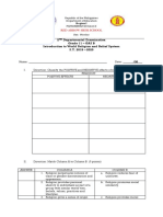 2 Departmental Examination Grade 11 - GAS B Introduction To World Religion and Belief System S.Y. 2019 - 2020