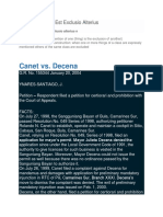 Canet vs. Decena: Expressio Unius Est Exclusio Alterius