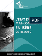 Rapport Sur Le Mal Logement en Isère 2018 2019