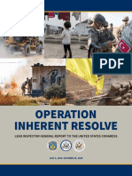 Operation Inherent Resolve Lead Inspector General Report To The United States Congress (July-October 2019)