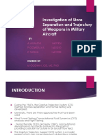 Investigation of Store Separation and Trajectory of Weapons