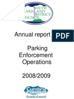 South Lakeland Annual Report Parking Enforcement Operations 2008 2009 September 2009