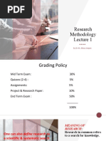 Research Methodology: by DR M. Almas Anjum