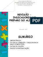 Indicadores No Preparo Dos Alimentos