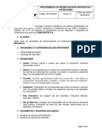 PR-COM-001 Procedimiento Presentacion de Propuesta y Cotizaciones