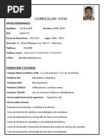 CV Profesor Jleon 2019