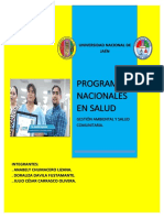 Programas Nacionales de Salud 02