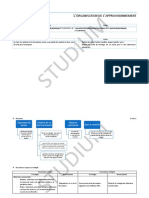 L'organisation de L'approvisionnement