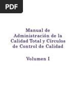 Manual de La Administraci (On de La Calidad Total