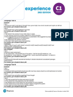 Answer Key - Language - Unit 7