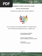 Evaluación Del Nivel de Ruido Ambiental y Elaboración de Mapa de Ruidos Del Distrito de Sachaca, Arequipa 2016