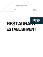 Restaurant: Establishment