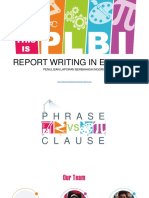 Report Writing in English: Penulisan Laporan Berbahasa Inggris