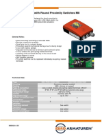 Switch Box SBU With Round Proximity Switches M8: General Notes