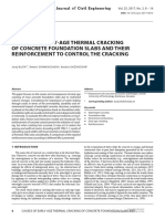 Thermal Concrete Cracking