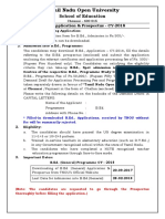 B.Ed Application and Prospectus 2018 Feb PDF