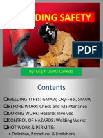 Welding Safety: By: Eng'r. Domz Caneda