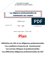 Les Diligences Professionnelles Du Commissaire Aux Comptes