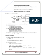 Chute de Tension Dans Une Ligne de Transport Denergie PDF