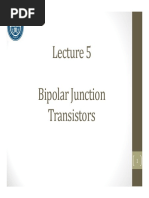 Bipolar Junction Transistors