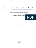 Portfolio Interdisciplinar Individual