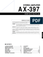 Hfe Yamaha Ax-397 Service en