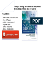 Medical and Surgical Nursing Assessment