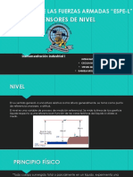 Sensores de Nivel: Universidad de Las Fuerzas Armadas "Espe-L"