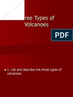 Three Types of Volcanoes