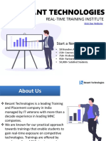 Besant Technologies Pamplet