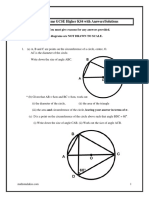 Circle Theorems Gcse Higher With Answers Mathsmalakisscom PDF