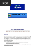 Termos Internacionais de Comércio EXW FCA FAS FOB CFR CIF CPT CIP DAP DAT DDP PDF