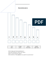 Boomwhacker Worksheet