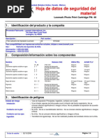 Ficha de Seguridad Toner