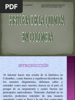 Historia de La Química en Colombia