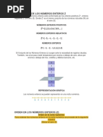 El Conjunto de Los Números Enteros Z