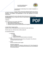 Lesson Plan Triangle InequLITY