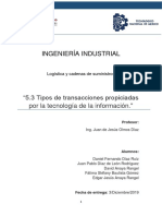 5.3 Tipos de Transacciones Propiciadas Por La Tecnología de La Información