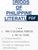 Periods of Philippine Literature