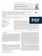 (2015) Safety Assessment of Dietary Bamboo Charcoal Powder A 90-Day Subchronic Oral Toxicity and Mutagenicity Studies