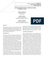 Cavitation Testing Result For A Tortuous Path Control Valve