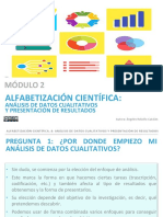 Analisis de Datos Cualitativos y Presentacion de Resultados