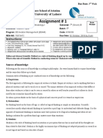 Scientific Method and Sources of Knowledge