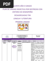 Pud 5to Lengua y Literatura Desagregado