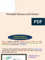 Principal Stresses and Strains