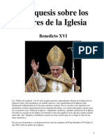 Padres de La Iglesia - Benedicto XVI