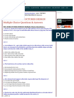 RCC Structures Design Multiple Choice Questions