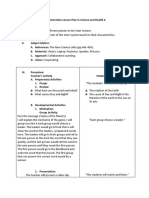 Demonstration Lesson Plan in Science and Health 6