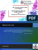 Informe-Feria de Salud, Lo de Dieguez - 13 de Octubre de 2019