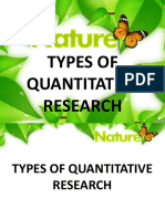 Lesson 2 Types of Quantitative Research